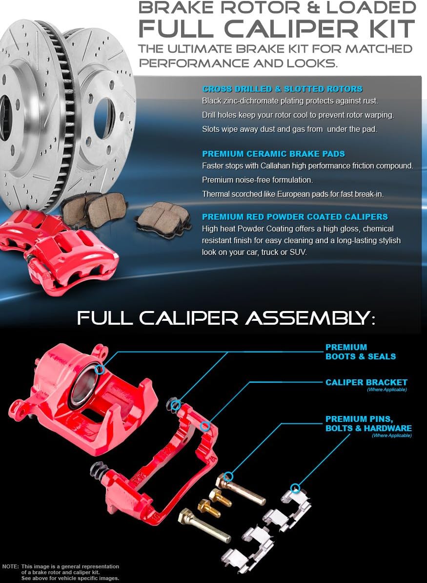 Brake Disc Rotors + Metallic Brake Pads V523433