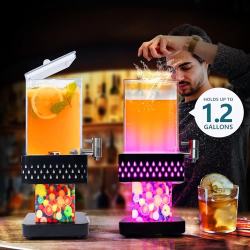 1.2 Gallon Lighted Cold Drink Dispenser U534171