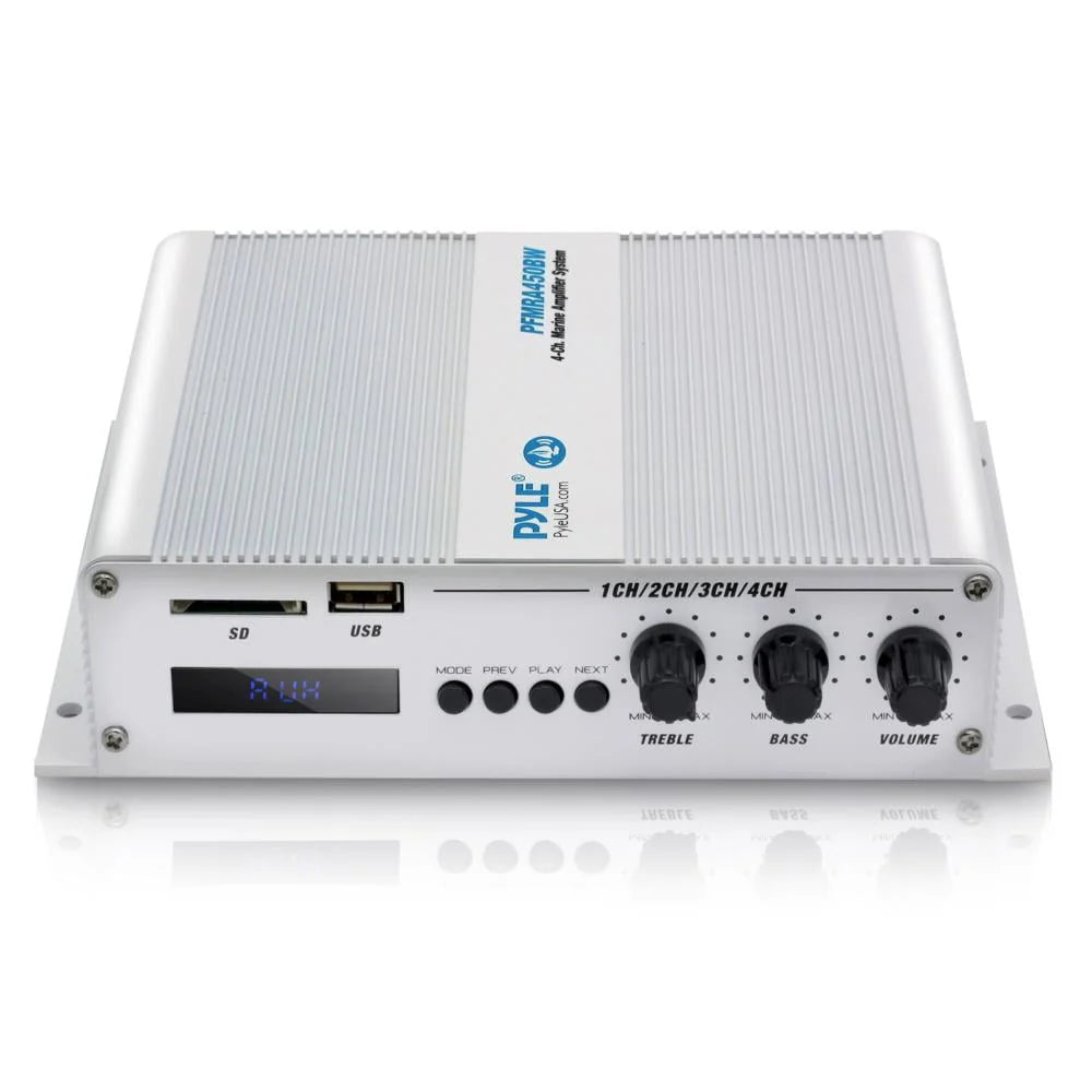 4 Channel 400 Watt Marine Amplifier Q9156