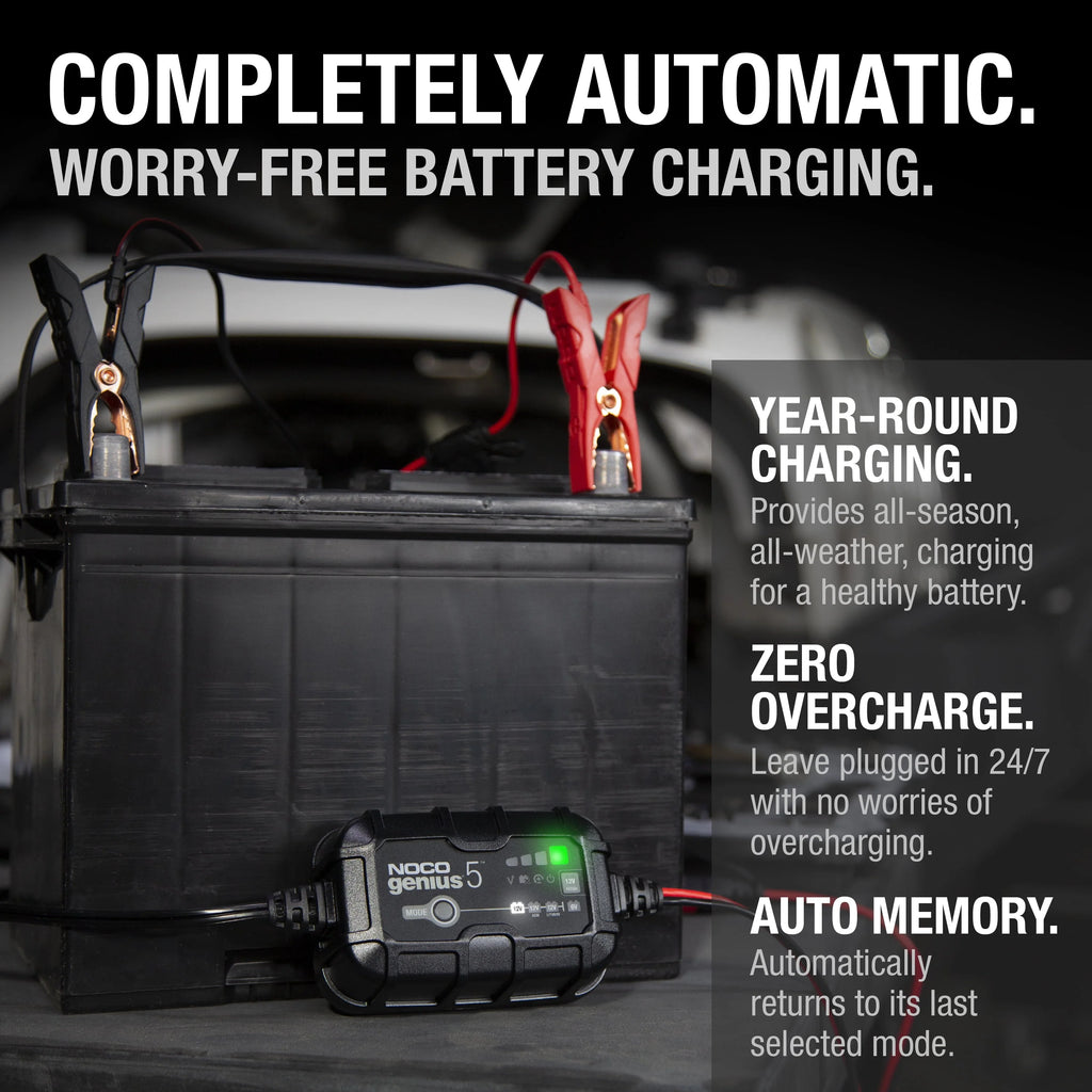 6V/12V 5A Smart Battery Charger and Maintainer G656