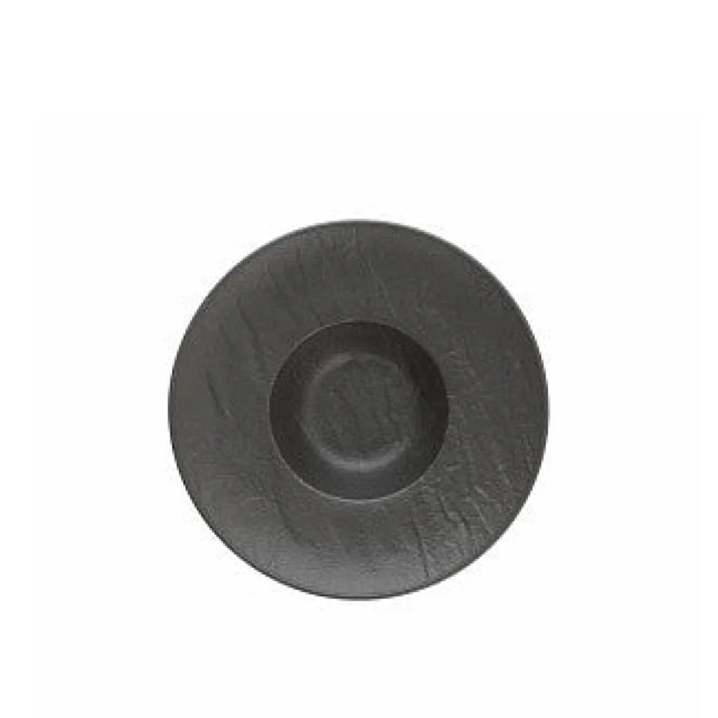 Black Deep Plate 24cm O852