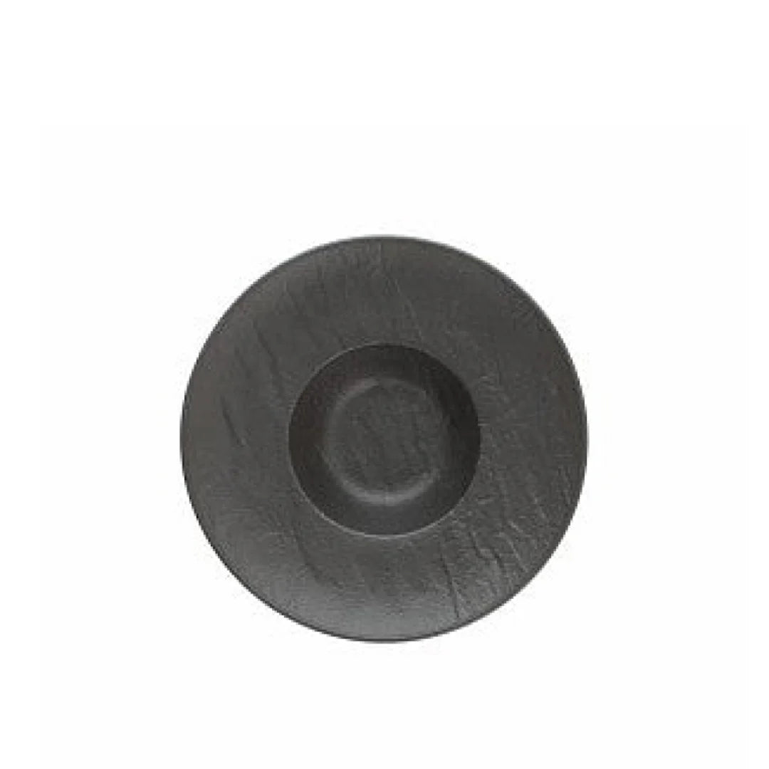 Black Deep Plate 24cm O852