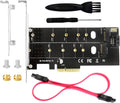 M Key M.2 NVMe SSD to PCIe 3.0 x4 Adapter Card with Low Profile Bracket I60671
