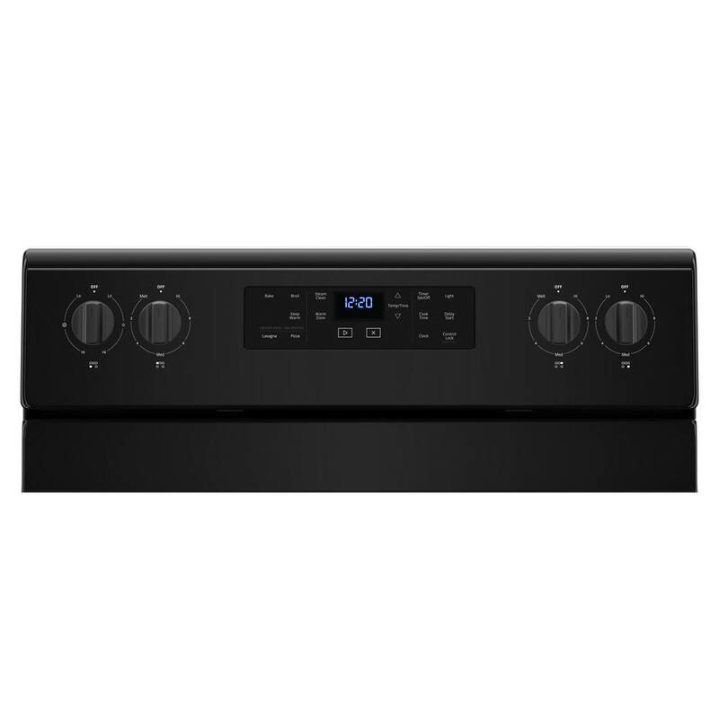 5.3 cu. ft. Electric Range with Steam Clean in Black F688972
