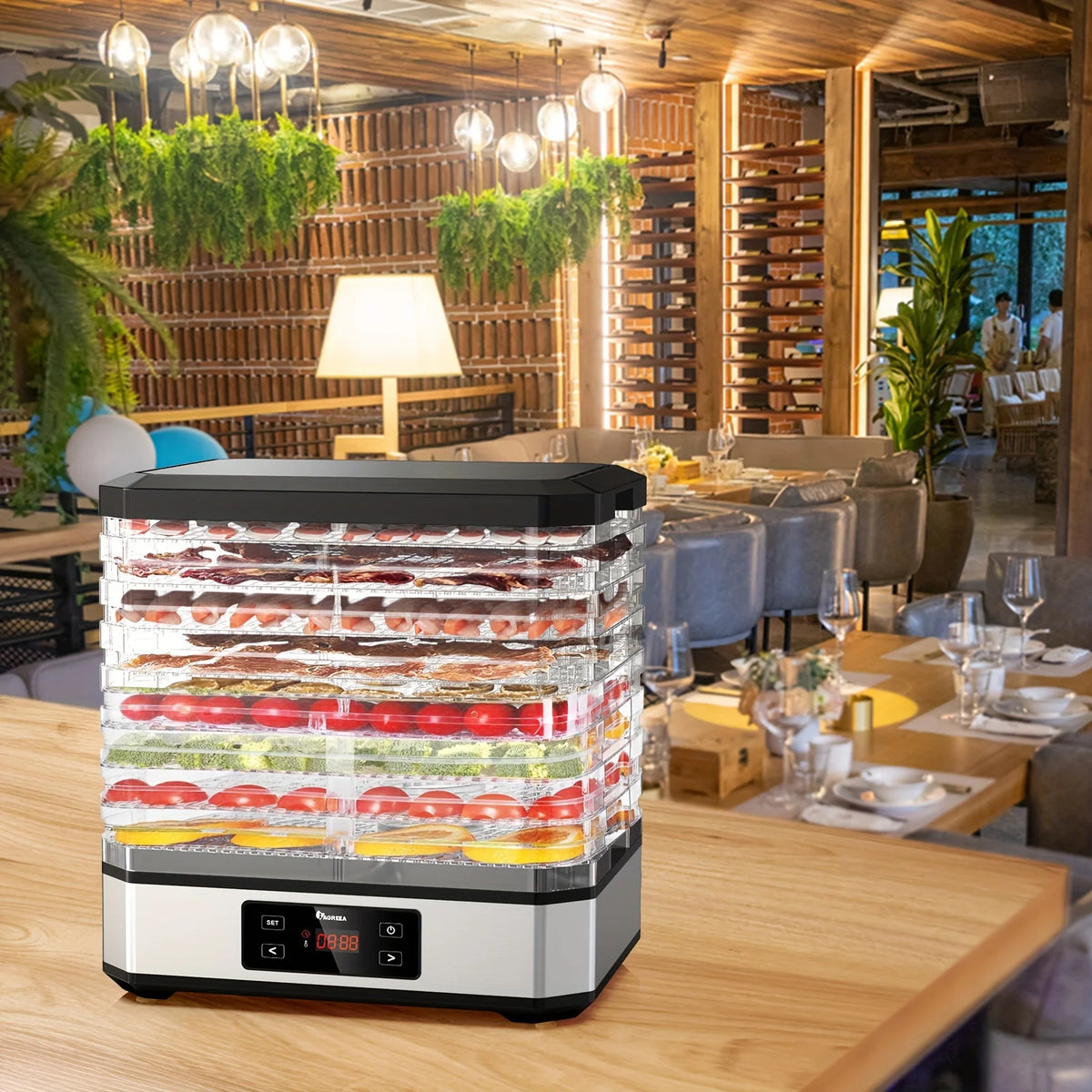Stainless Steel Food Dehydrator (400W) H6995