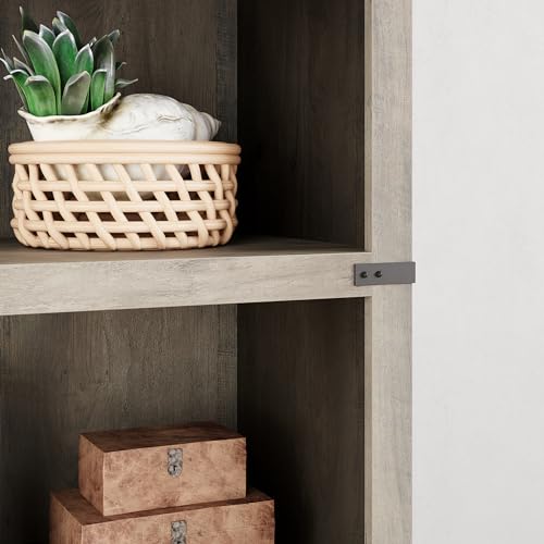 Grey 3 Tier Wooden Bookcase X9648