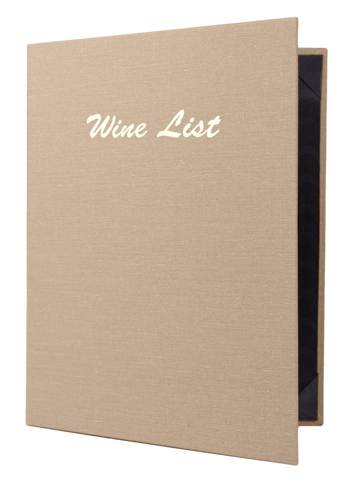 Casebound Menu 4.25 x 14 Tan D11305