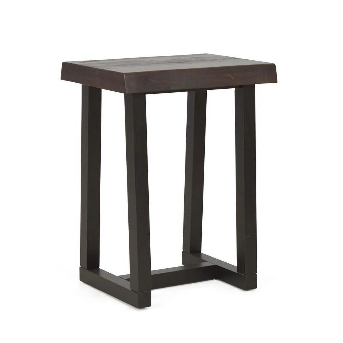 Solid Wood Live Edge Stool Set of 3 X9453