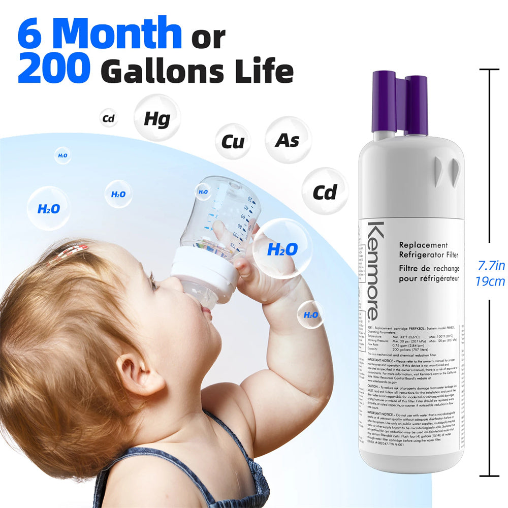 6 Pack Refrigerator Water Filter Q2281