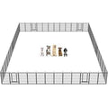 48 Panels 32 inch Dog Playpen with Doors M60104
