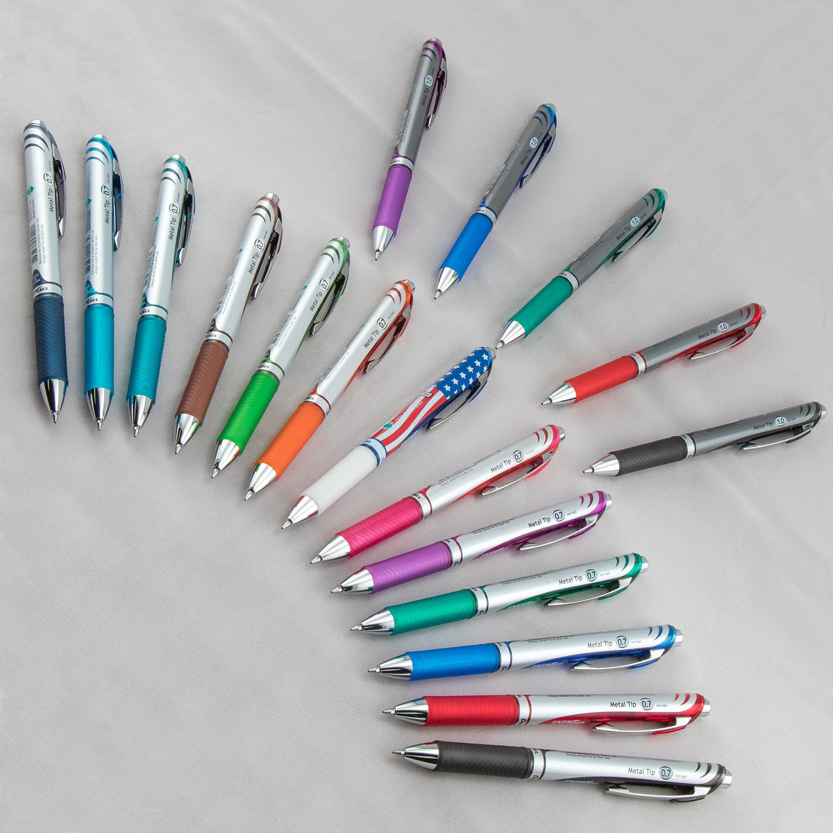 Retractable Liquid Gel Pen 0.7mm Assorted Ink K9522
