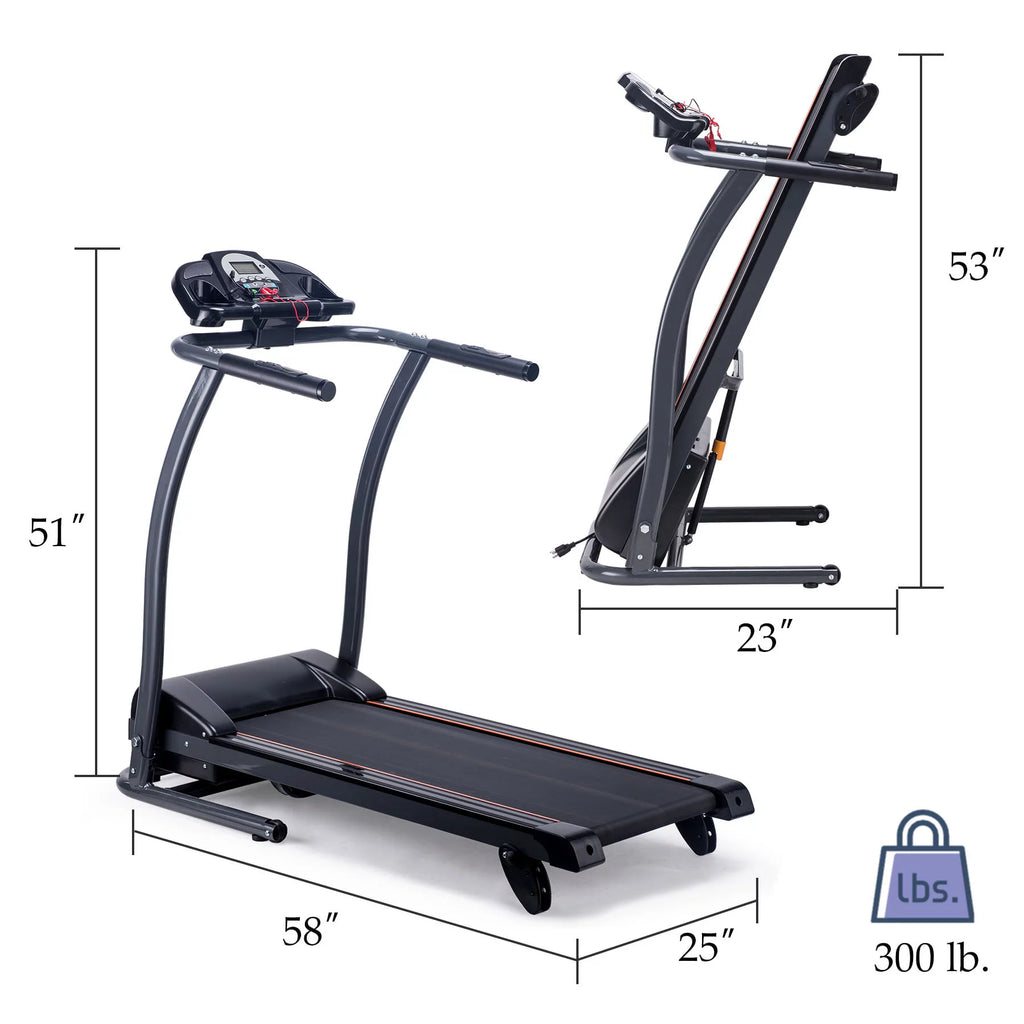 Foldable Incline Motorized Treadmill X593179