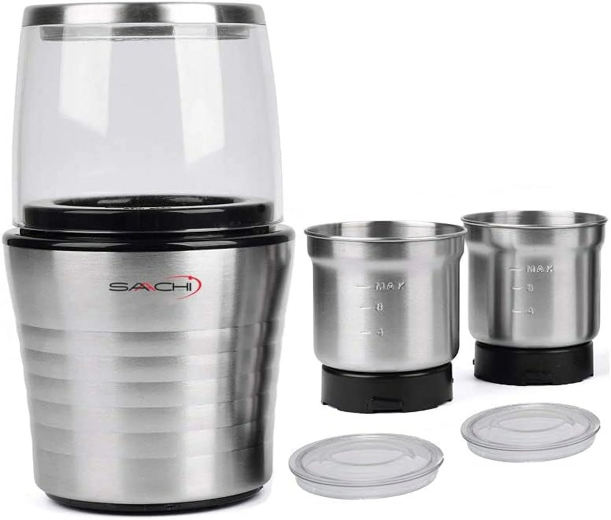 Electric Coffee Grinder Wet And Dry Spice Grinder with 2 Stainless Steel Blades Y4299