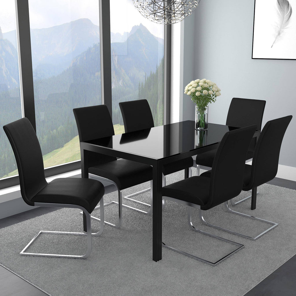 Grey Side Chair, Set of 2 L4109