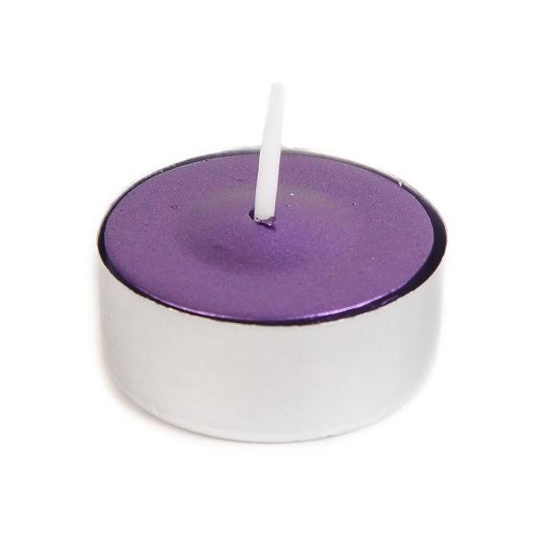 Metallic Purple Tealight Candle, Set of 50 D724597