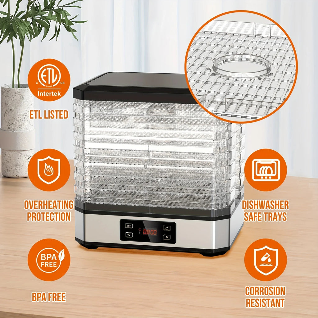 Stainless Steel Food Dehydrator (400W) H6995