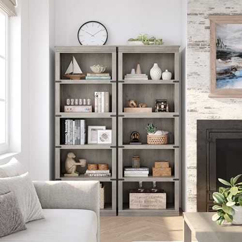 Grey 3 Tier Wooden Bookcase X9648
