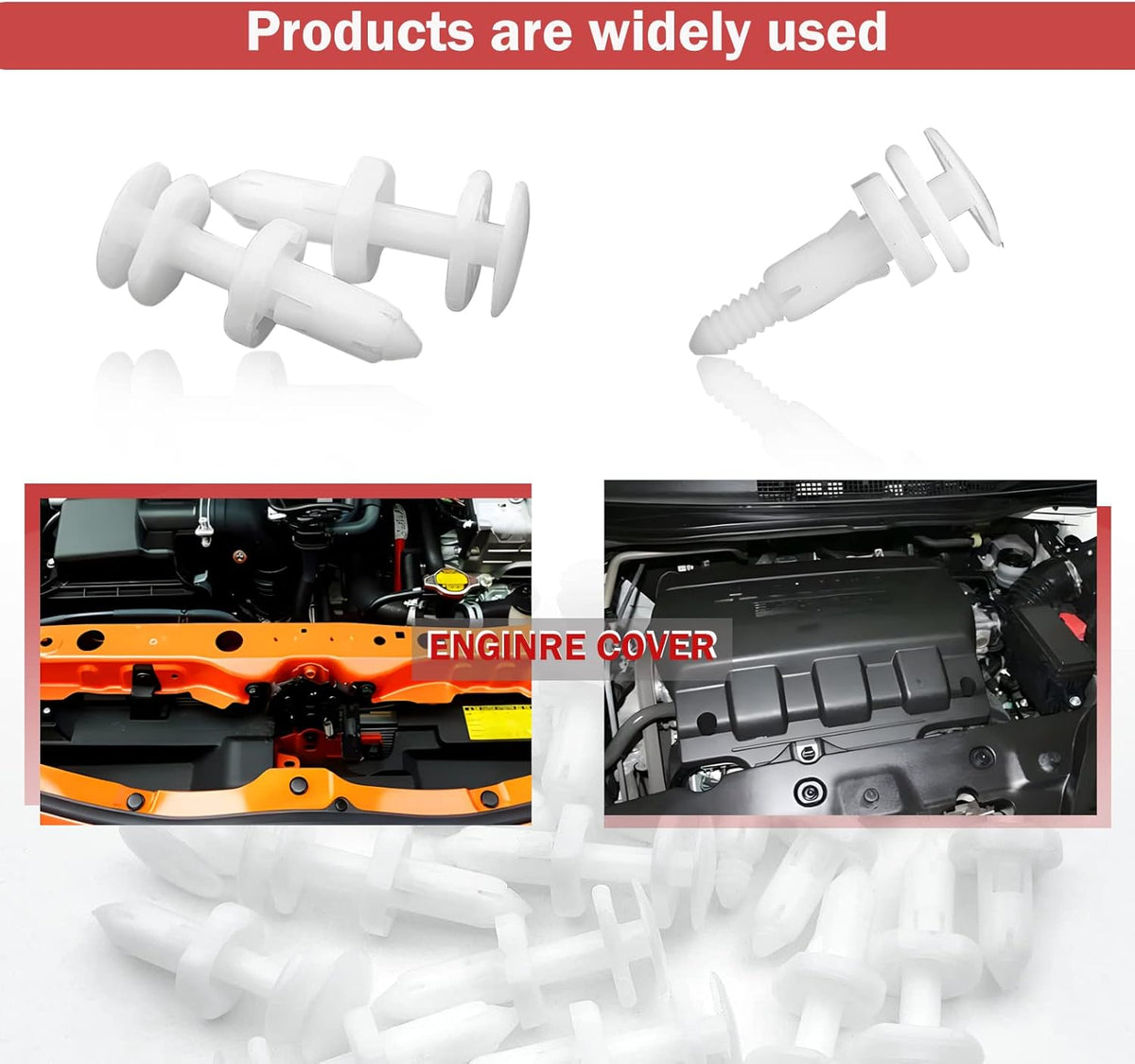 20Pcs Car Door Panel Retainer Clips W625