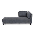 Charcoal Black Chaise Lounge V7506
