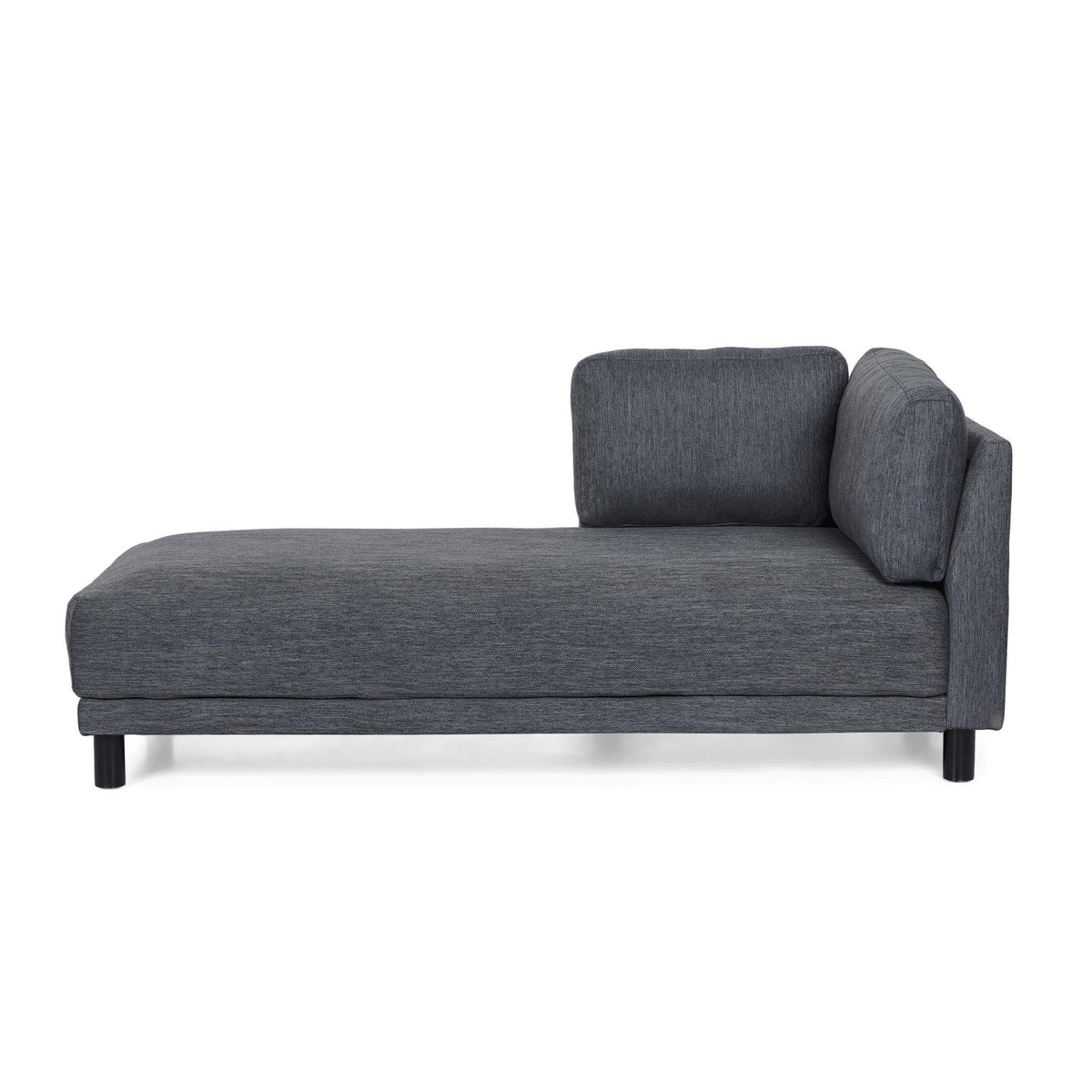 Charcoal Black Chaise Lounge V7506