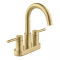 4 in. Double Handle High-Arc Bathroom Faucet Matte Gold R14875