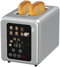 Open Box Touch Screen Toaster 2 Slice Digital Timer Stainless Steel P689324