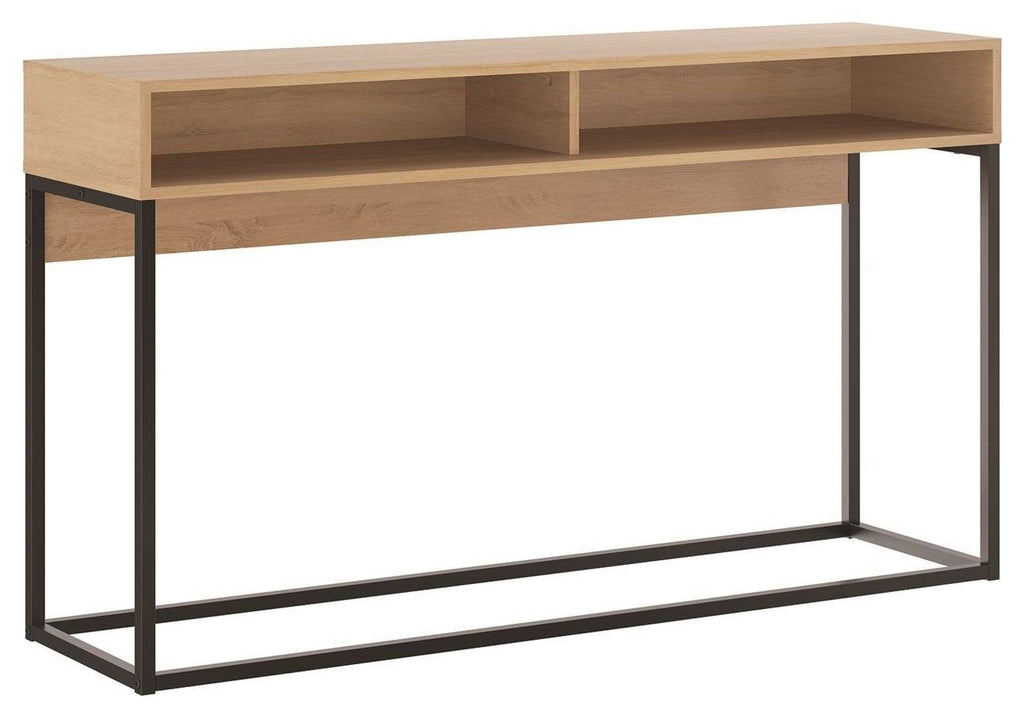 Console Table with Black Metal Frame W7652
