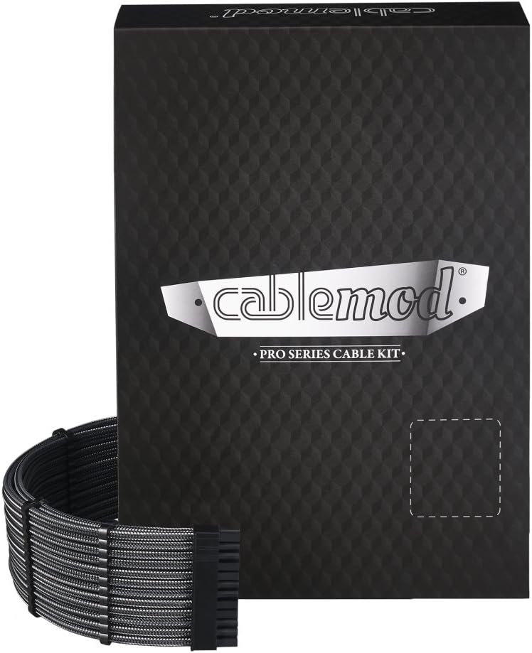 Sleeved Cable Kit for Corsair RM (Black + Silver) M9369
