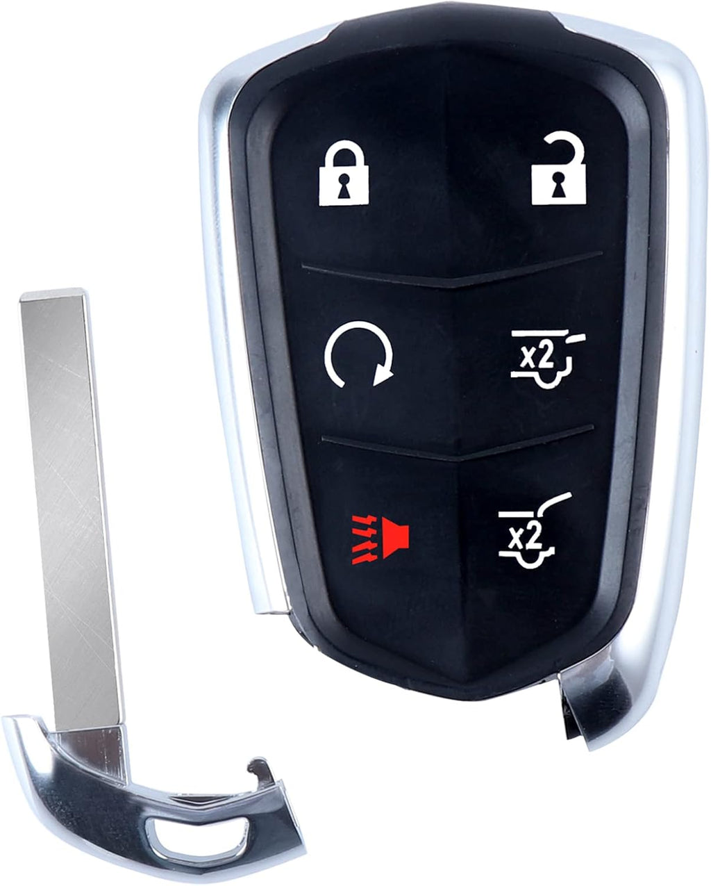 Keyless Entry Remote Control Smart Car Key Fob 1piece Pack of 2 Q748