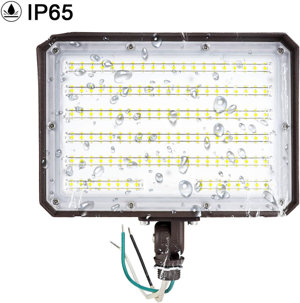 100W LED Flood Light with Knuckle Mount, IP65 Waterproof, 5000K Daylight E505