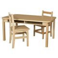 Four Seat Student Desk with Hardwood Legs X460