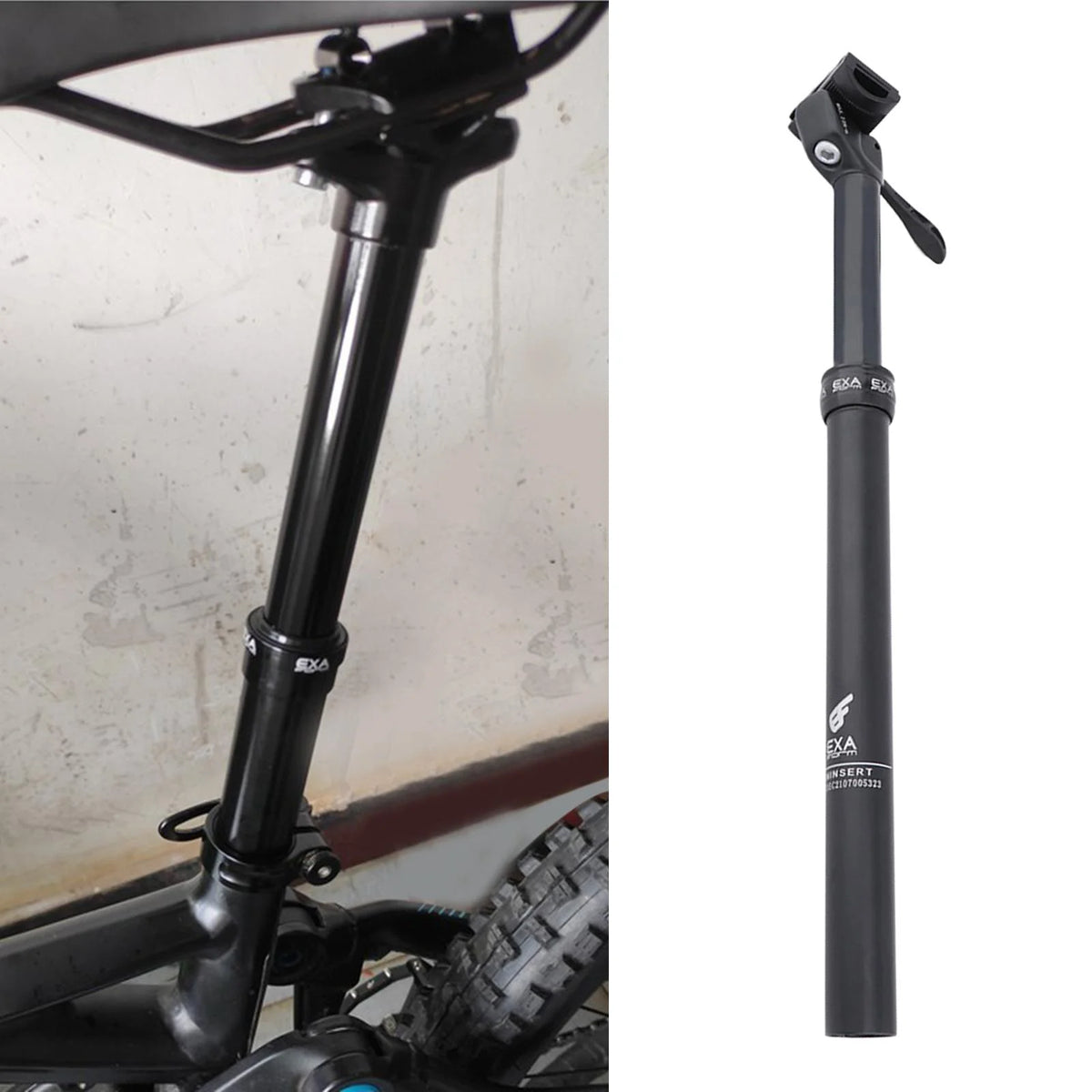 27.2mm Adjustable Bike Dropper Seatpost W130