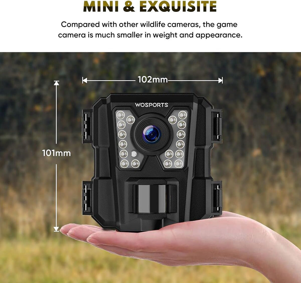 2 Pack Mini Trail Camera 1080P Waterproof N6807
