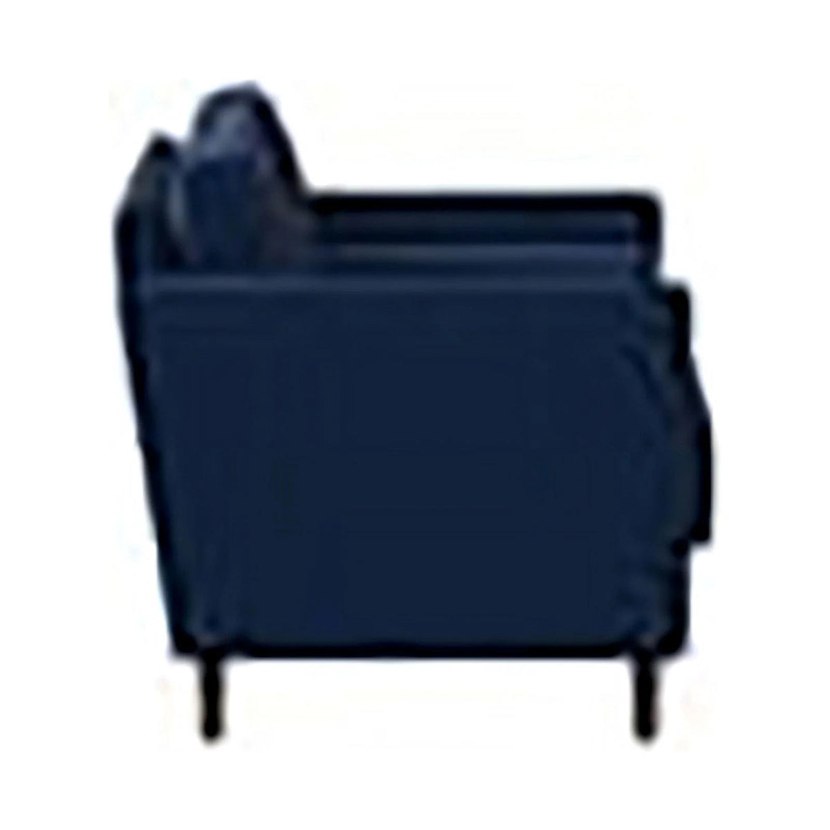 Navy Blue Fabric Loveseat I6290