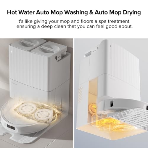 Robot Vacuum and Mop with Auto Mop Washing&Drying U5016
