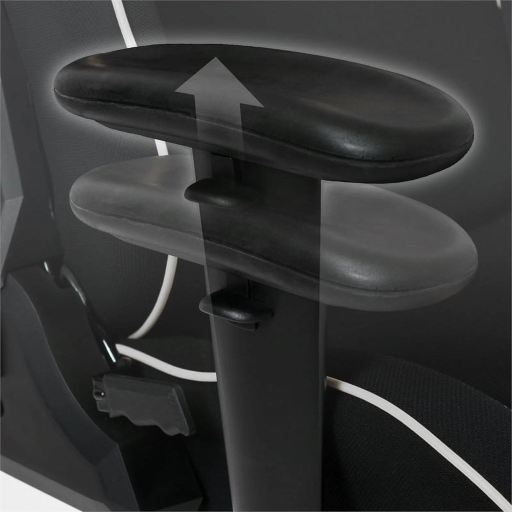 Black High Back Fabric Ergonomic Gaming Chair L66153