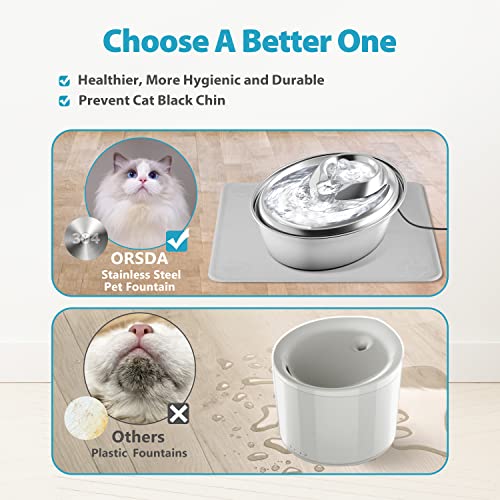Stainless Steel Automatic Pet Water Fountain A620984