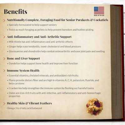 Senior Bird Nutri Berries Parrot Food N89956
