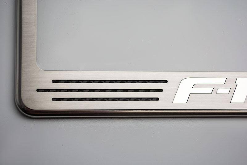 Rear Tag Frame Illuminated Yellow G127