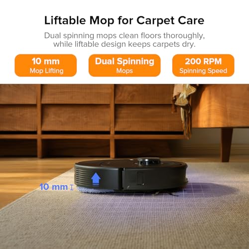 Robot Vacuum and Mop with Auto Mop Washing&Drying U5016
