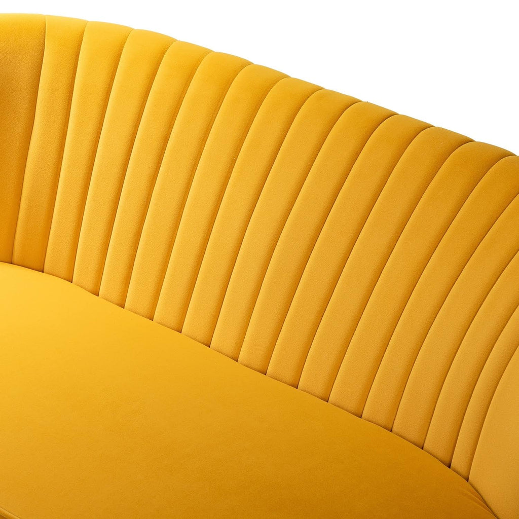 Grey Upholstered Loveseat Q373454