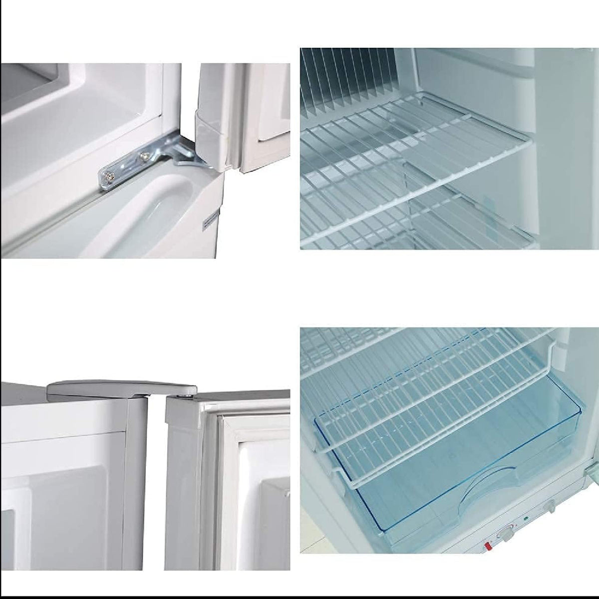 Propane Refrigerator with Freezer 6.1 cu.ft White E34657