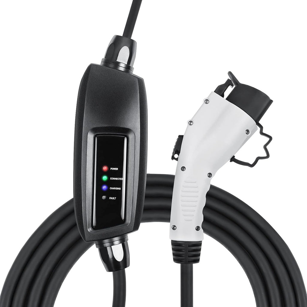 Level 2 EV Charger 240V 16 Amp with 21ft Cord J1772 Cable NEMA 10-30 Plug H898919
