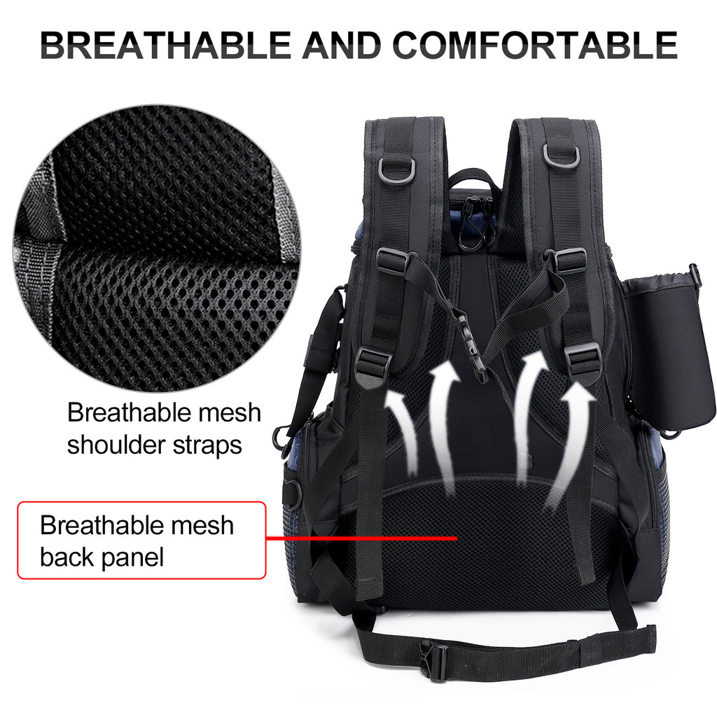 Two Shoulder Bag With 4 Boxes Waterproof Rain Cover F1607