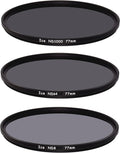 77mm Slim ND Filter Set ND1000 ND64 ND8 Optical Glass A861