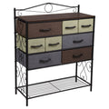 Black 8 Drawer Chest F88929