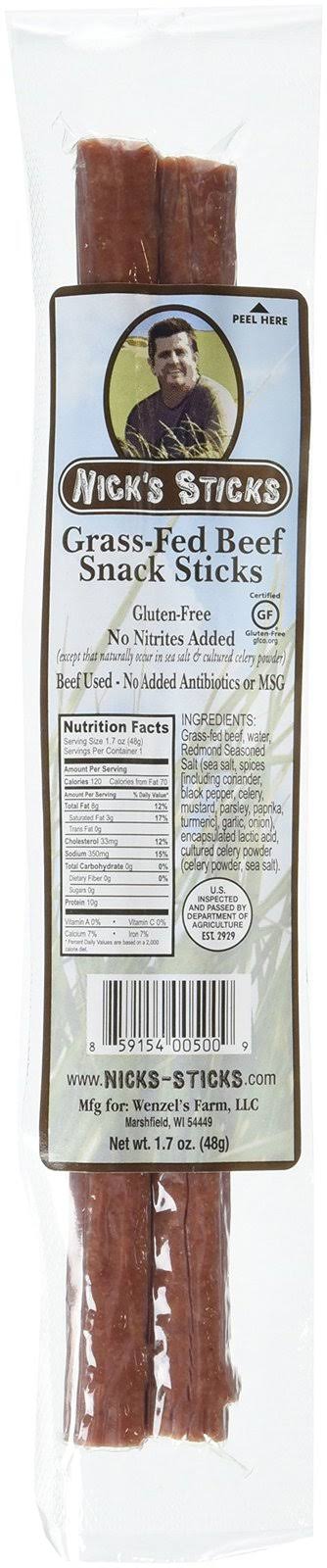 25/Box Grass-Fed Beef Snack Sticks X462193