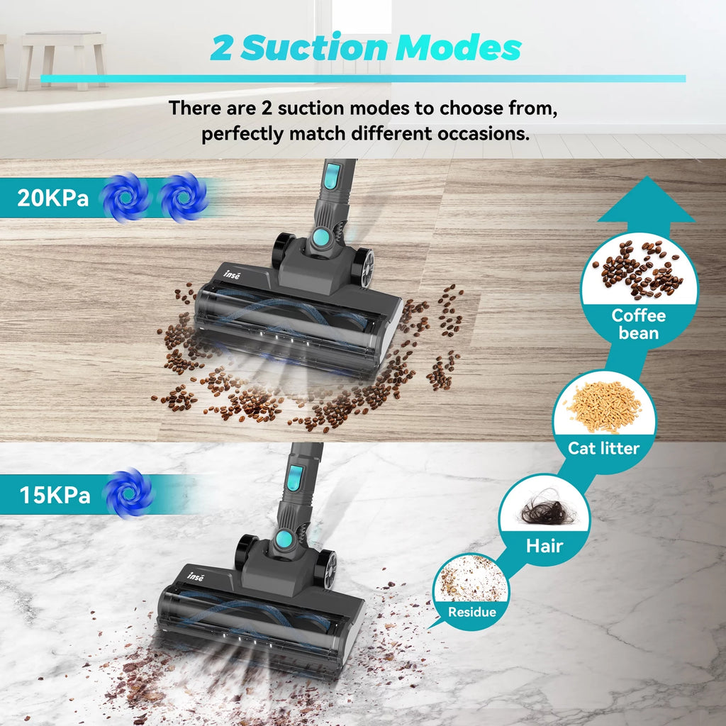 Cordless 6-in-1 Stick Vacuum 20kPa Lightweight O580555