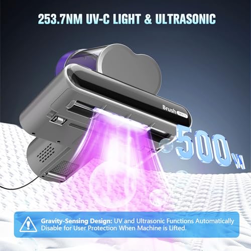 Mattress Vacuum Cleaner with UV-C Light, 16Kpa, 140°F Heat, Corded Z963509