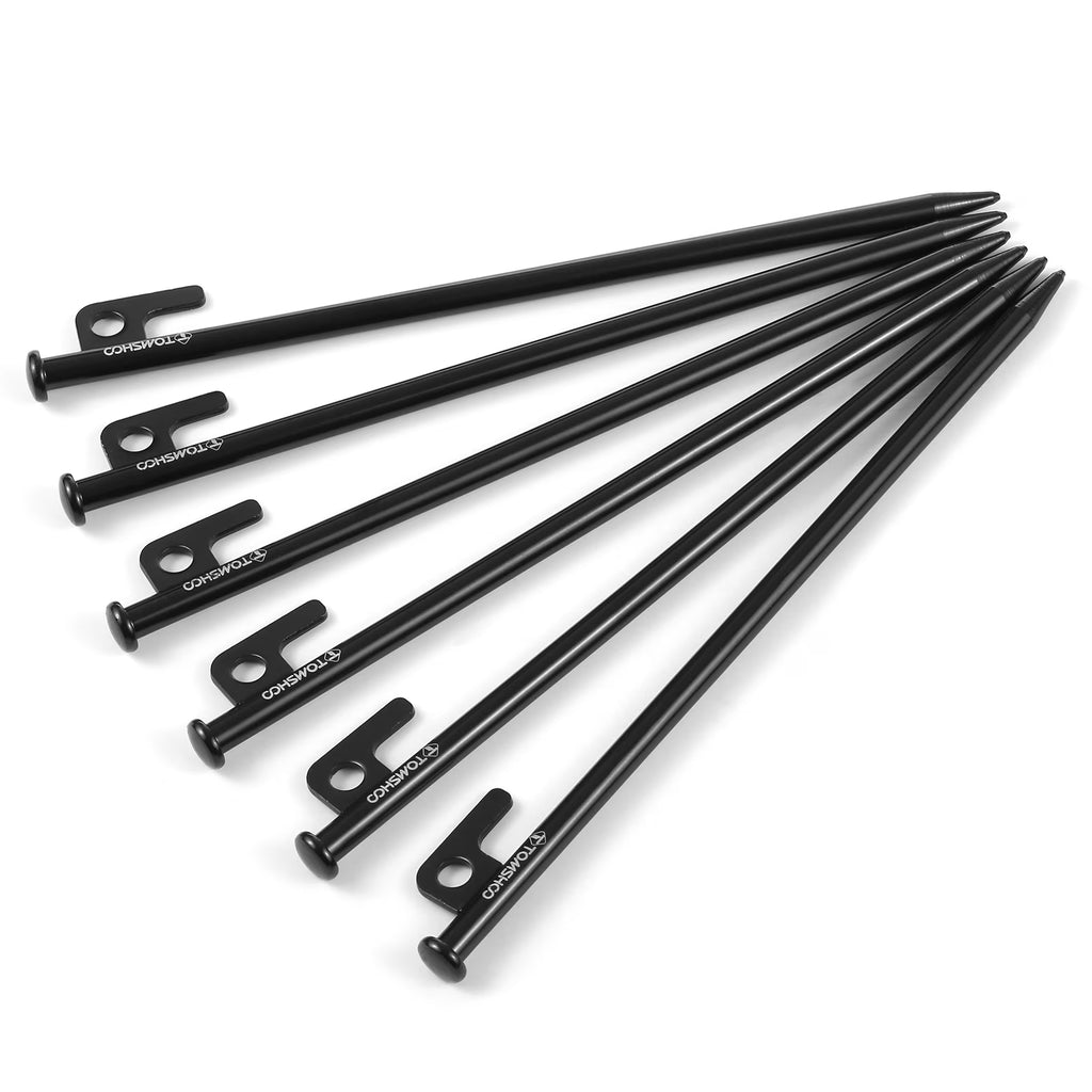 8 Inch /12 Inch Steel Tent Pegs with Storage Bag U89294
